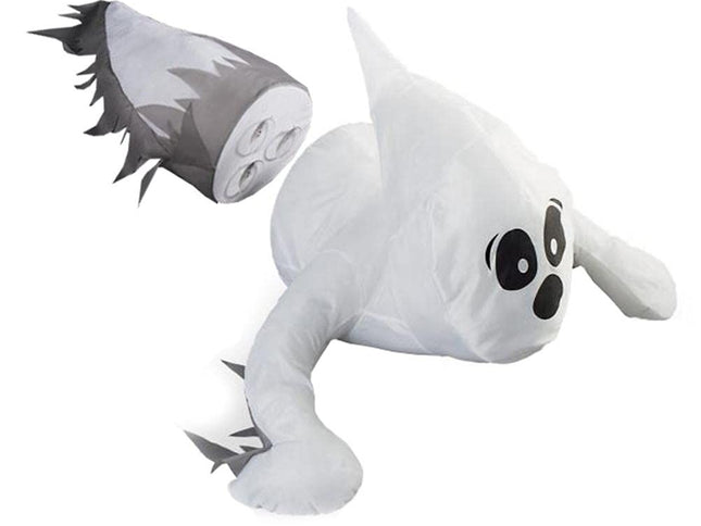 Halloween Window Crashing Ghosts Halloween Window Decoration Broken Window Ghost for Indoor or Outdoor