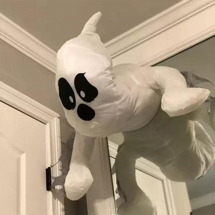 Halloween Window Crashing Ghosts Halloween Window Decoration Broken Window Ghost for Indoor or Outdoor