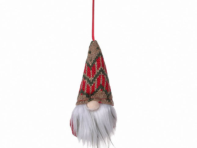 5pc Christmas Tree Hanging Gnomes Ornaments Set, Swedish Handmade Plush Gnomes Santa Elf Hanging Home Decorations Holiday Decor
