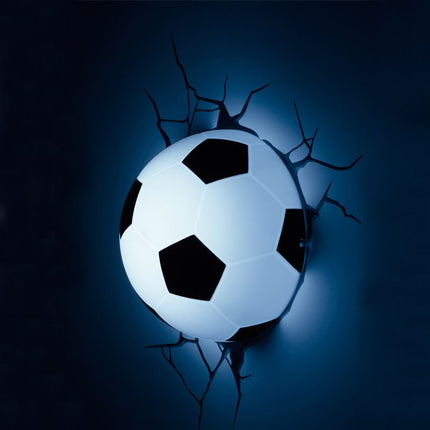 Sports Soccer Ball 3D Deco Light for Boys Kids Room Children Bedroom Amusement Kindergarten Decoration