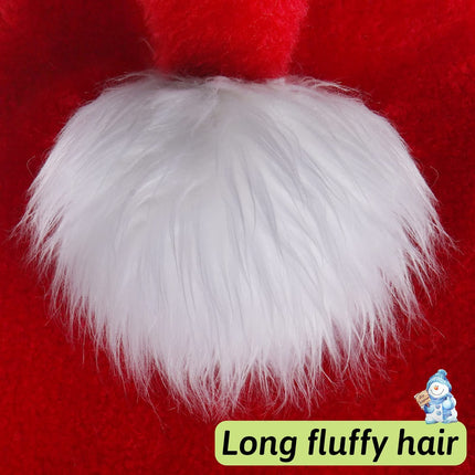 Santa Hat, Christmas Hat Holiday for Adults Unisex Velvet Comfort Extra Thicken Xmas Hat for New Year Festive Party