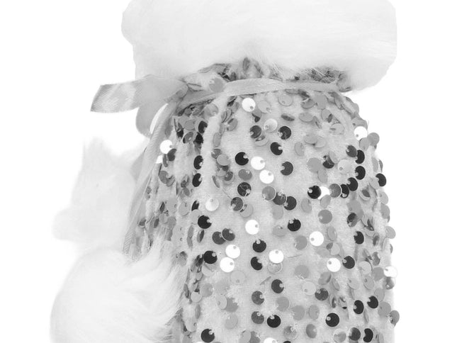 Christmas Wine Bottle Covers Wine Bottle Holder with Faux Fur Wine Bottle Pouch Bags for Christmas Party Decorations