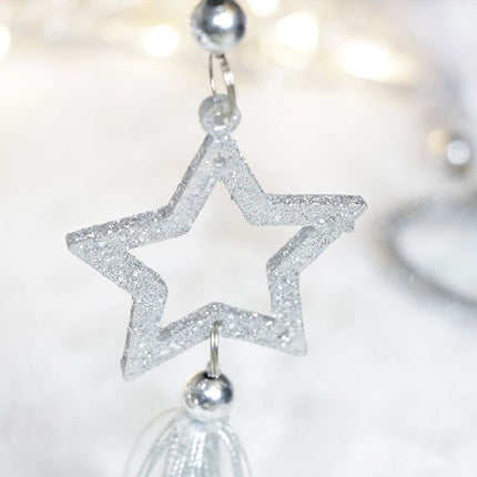 3pcs Christmas Acrylic Pendant Christmas Hanging Acrylic Christmas Tree New Year Decoration Festival Decoration