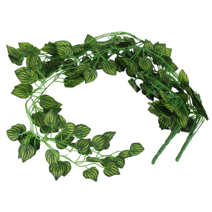 4Pcs Artificial Ivy Garland Fake Hanging Vine Plants Faux Foliage Garland for Wedding Garden Kitchen Basket