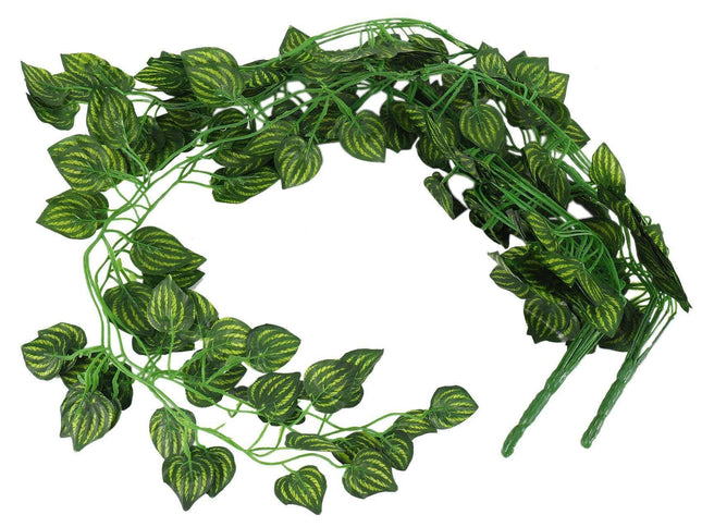 4Pcs Artificial Ivy Garland Fake Hanging Vine Plants Faux Foliage Garland for Wedding Garden Kitchen Basket
