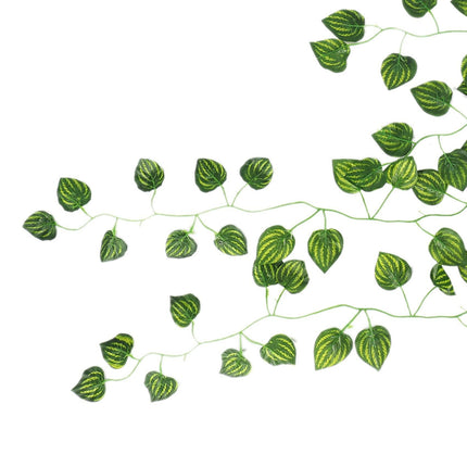 4Pcs Artificial Ivy Garland Fake Hanging Vine Plants Faux Foliage Garland for Wedding Garden Kitchen Basket
