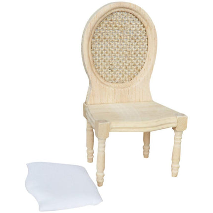 Miniature Chair Linen Chair Miniatures Mini Toy Wood Toys Wooden Chair Miniature Dining Table Chair Ornaments Indoor