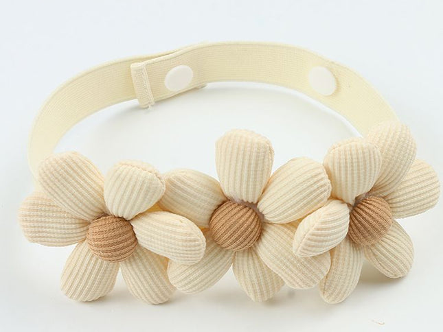 Curtain 2pcs Cute Flower Curtain Ties Decorative Rope for Bedroom Window Treatment Tiebacks Flower (Creamy White)