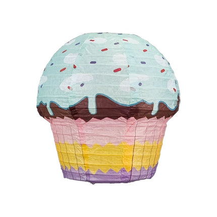 Cupcake Party Decoration Cupcake Paper Lanterns Donut Hanging Lanterns Ice Cream Party Decoration Donut Dessert Candy(3 Pieces)