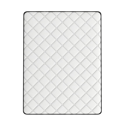 Comforpedic Mattress 5 Zone Medium Support Foam Bonnell Spring 21CM - Queen - White  Black