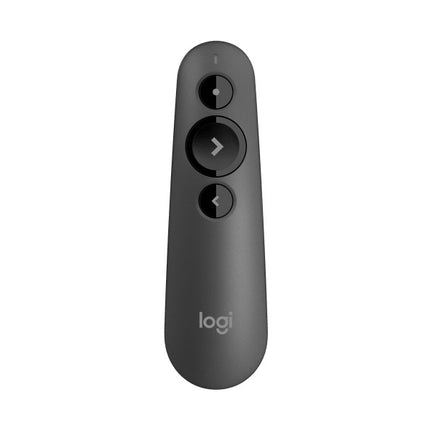 LOGITECH R500S Laser Presentation Remote with Dual Connectivity Bluetooth or USB 20m Range Red Laser Pointer for PowerPoint Keynote Google Slides