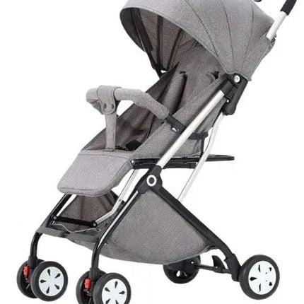 Lightweight Compact Baby Stroller Pram in Black and Grey – Foldable Travel Design