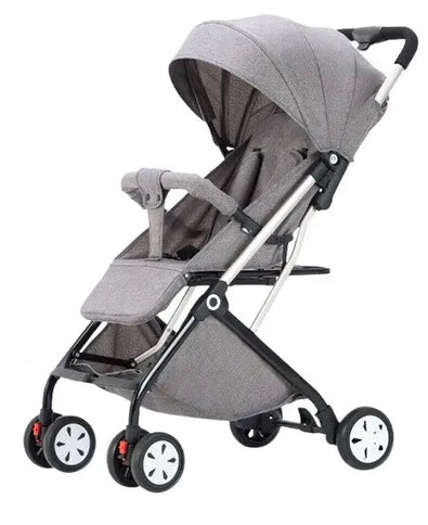 Lightweight Compact Baby Stroller Pram in Black and Grey ‚Äì Foldable Travel Design