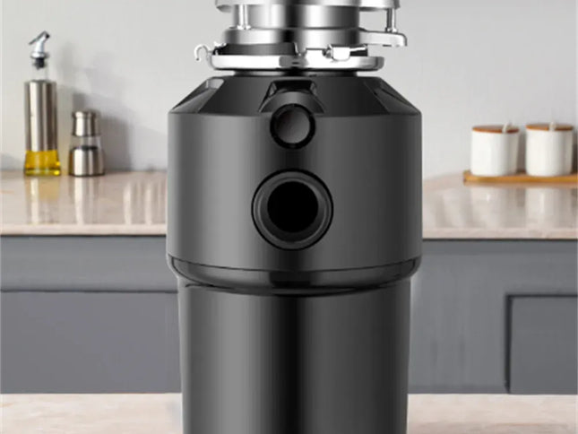 550W Food Waste Disposer with AU Plug, 4000RPM, Black, Stainless Steel for Kitchen