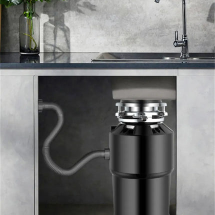 550W Food Waste Disposer with AU Plug, 4000RPM, Black, Stainless Steel for Kitchen