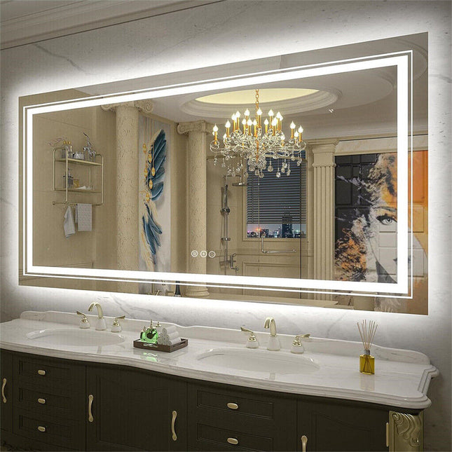 LED Bathroom Mirror 1830x900mm Anti-fog Shatterproof