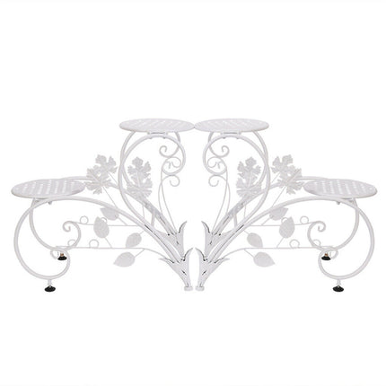 Set of 2 Plant Stand Wedding Garden Flower Shelf Rack