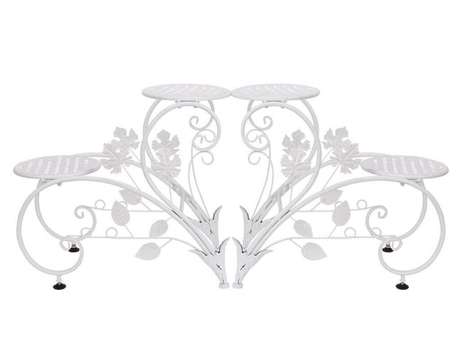 Set of 2 Plant Stand Wedding Garden Flower Shelf Rack