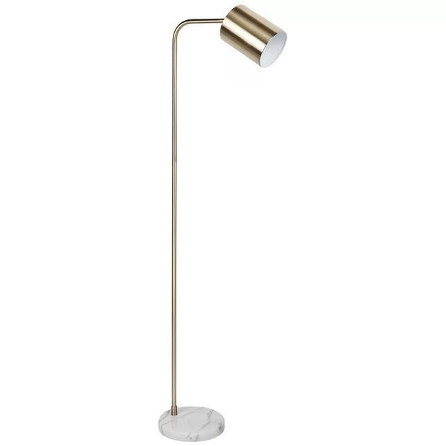 Snapper floor lamp gold marble