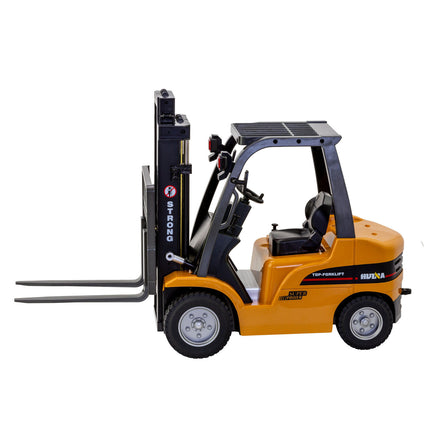 1:10 Scale 2.4G 8-Channel Metal Remote Control Forklift Construction Vehicle with Lifting Function & Sound