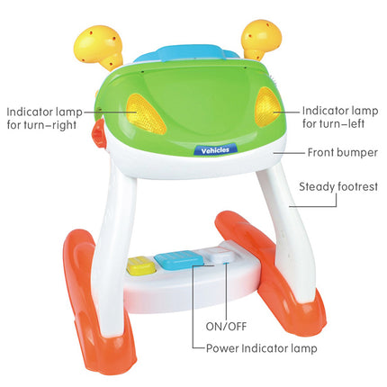 Baby Sensory Play Interactive Driving Simulation with Music and Light