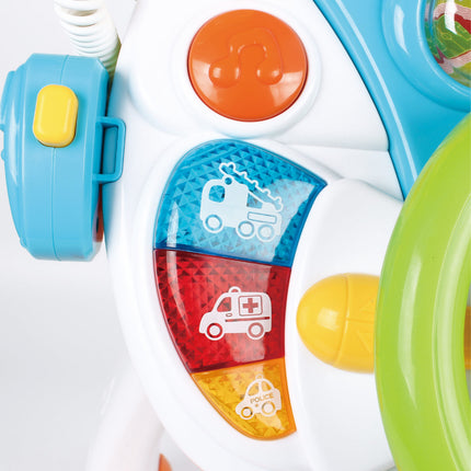 Baby Sensory Play Interactive Driving Simulation with Music and Light