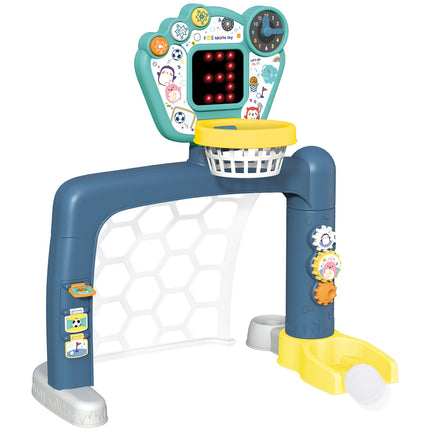 Sports World 3-in-1 Adjustable Indoor basketball, Soccer Goal, and Golf Set