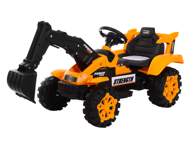 Children's Electronic Ride-on Excavator & Dump Truck, 30kg Capacity