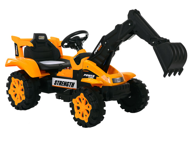 Children's Electronic Ride-on Excavator & Dump Truck, 30kg Capacity