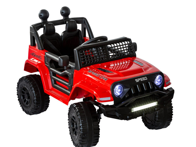 Jeep Inspired Remote Controlled Ride-on Electric Car (Red)