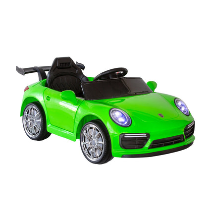 Porsche-inspired Design Ride-on (Green) Electric Car with Parental Remote Control