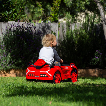 Ferrari Inspired 12V Ride-on Electric Car with Remote Control - Red