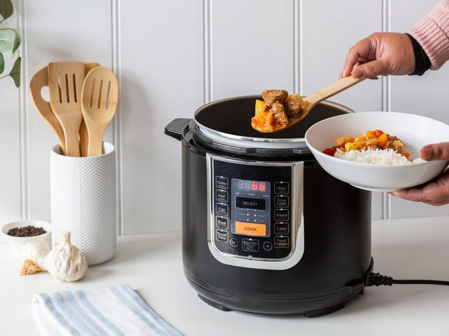 6L Ceramic Coated, PFAS Free Automatic Pressure Cooker