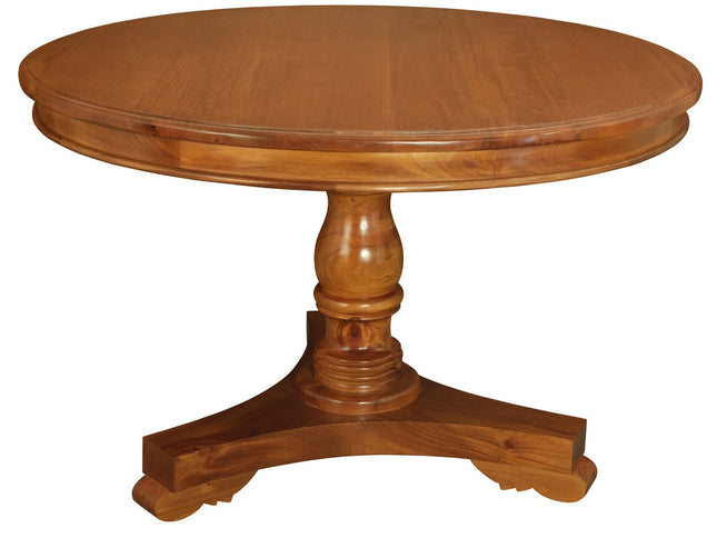 Tasmania Round Dining Table 120 cm (Light Pecan)