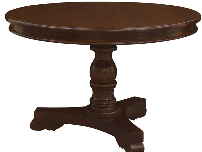 Tasmania Round Dining Table 120 cm (Mahogany)