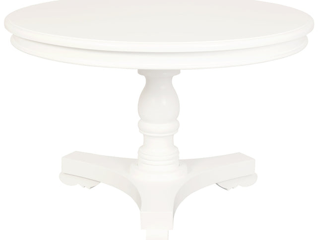 Tasmania Round Dining Table 120 cm (White)