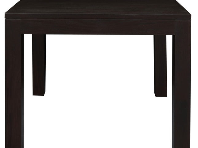 Amsterdam Solid Mahogany Timber Dining Table 90 x 90 cm (Chocolate)