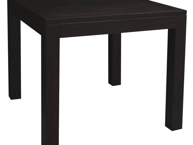 Amsterdam Solid Mahogany Timber Dining Table 90 x 90 cm (Chocolate)