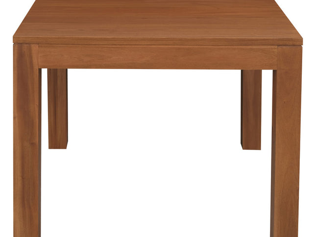 Amsterdam Solid Mahogany Timber Dining Table 90 x 90 cm (Light Pecan)
