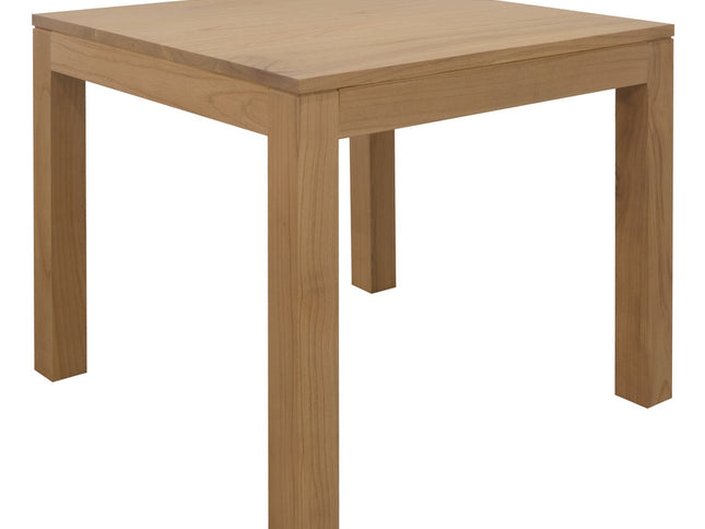 Amsterdam Solid Mindi Timber Dining Table 90 x 90 cm (Natural)