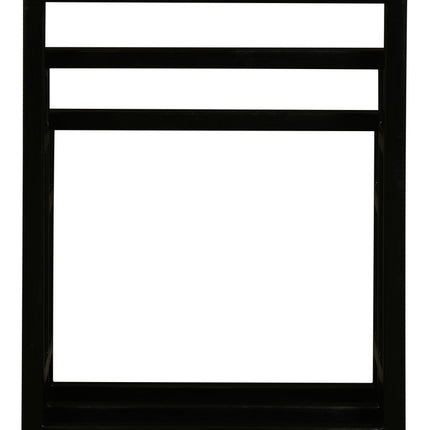 Nobu Solid Mahogany Timber Towel Stand (Black)