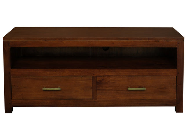 Paris 2 Drawer Entertainment Unit (Mahogany)
