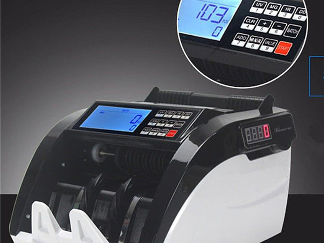 Australian Note Bill Money Cash Counter Machine with Value Count 4" LED Display