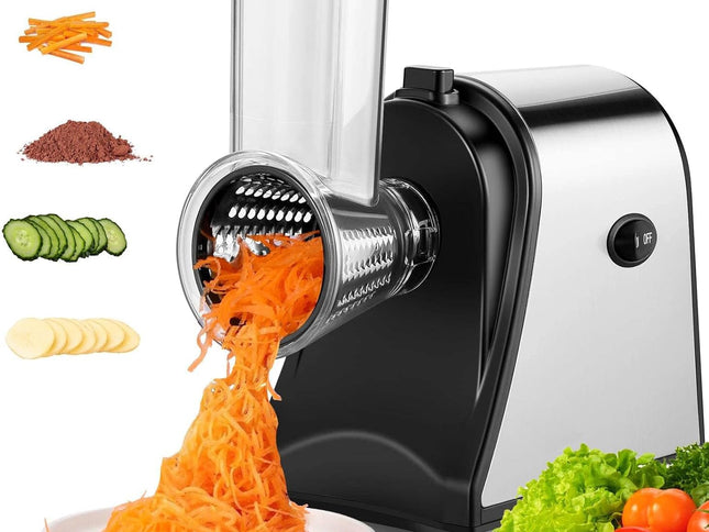 Electric Grater Vegetable Food Rotary Drum Grater Chopper Slicer