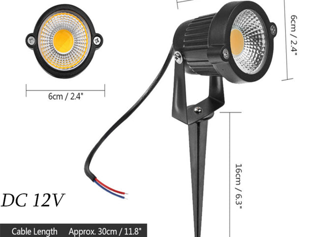 10X 12V LED waterproof Outdoor Garden Spotlights landscape light Lamp Yard Flood