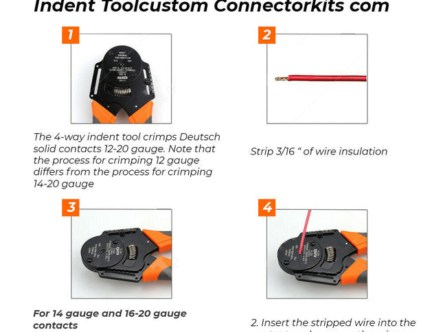 1000PCS Deutsch DT Connector Plug Kit With Genuine Deutsch Crimp Tool Auto Marine