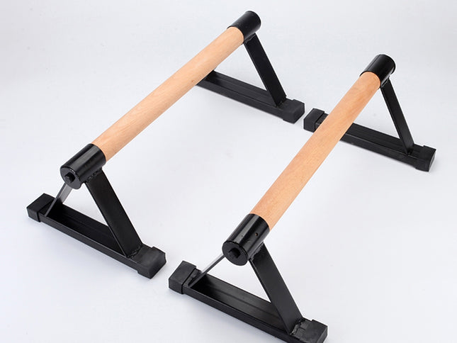 1 Pair Parallettes Set Push-up Parallel Bar Stretch Double Rod Stand Fitness