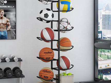 Basketball Soccer Storage Rack Sport Ball Organizer Ball Holder Display Stand