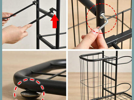 Basketball Soccer Storage Rack Sport Ball Organizer Ball Holder Display Stand With Basket