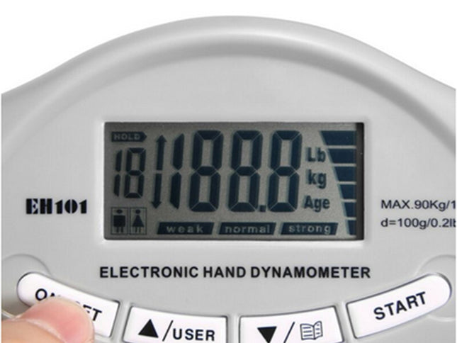 Digital Dynamometer Hand Grip Strength Muscle Tester Electronic Power Measure
